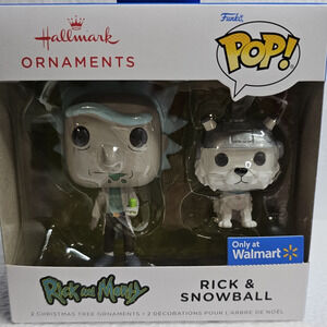 Hallmark Rick and Morty Mystery Ornaments Funko POP! Set of 2 NWT